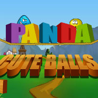 Панда и милые шарики играть бесплатно